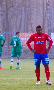 Hattrickhjälte och en ikon. Santos börjar säsongen oerhört bra. Foto: Samone Falkman