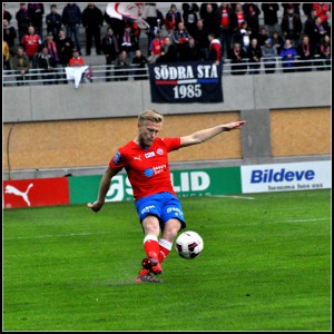 Andreas Landgren var tillbaka efter sin senaste skada Foto: Bjorn Wijk