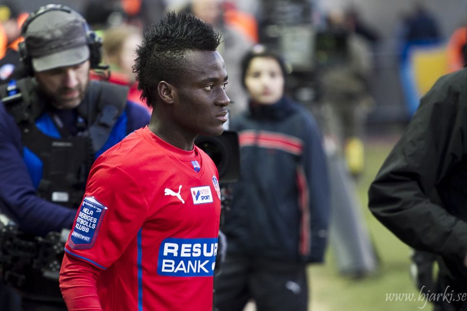 Accam utgick skadad i U21-matchen Foto: Bjarki Tordarson