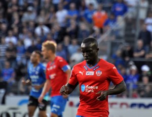 Ema Boateng var en av de spelare som förstärkte U21-laget Foto: Björn Wijk