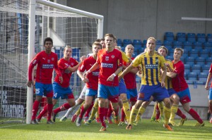 Det blev en tät tillställning i säsongens sista Helsingborgsderby Foto: Samone Falkman