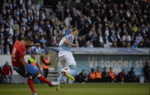 Pálsson gjorde en mycket bra match och var bästa HIFare ikväll. Men det hjälpte tyvärr inte. Foto: Mats Roslund